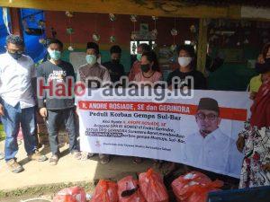Andre Rosiade Sediakan Nasi Padang untuk Ribuan Korban Gempa Mamuju Sulbar