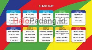 Bali United di Grup G, Persipura Play Off untuk Slot Grup H AFC Cup