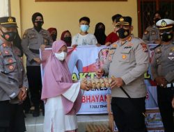 Jelang Hari Bhayangkara ke 75, Polres Solok Gelar Bakti Sosial di 8 Kecamatan