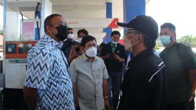 Kunjungi SPBU-Terminal BBM bersama Dirut Pertamina Patra Niaga,  Andre Rosiade Minta Pertamina Pastikan Solar Sumbar Aman