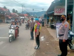 Polisi di Pesisir Selatan Siaga Urai Kemacetan Jalur Libur Lebaran Idul Fitri