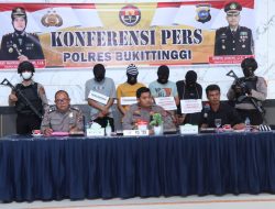 Polres Bukittinggi Rilis Capaian Soal Kasus 303, Sebanyak 23 Orang Diproses Hukum