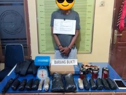 Tim Karanggo Amankan Seorang Pemuda Pemuda Bersama 1 Kg Ganja di Padang Panjang