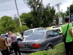 Kecelakaan Beruntun di Depan Masjid Raya, Polisi Beberkan Penyebabnya