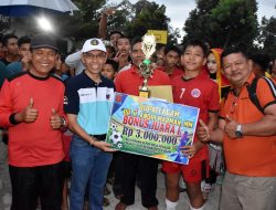 Kalahkan SMP 3 Palembayan, SMP 1 Lubuk Basung Juara Turnamen Sepakbola di Agam