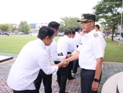 Pj Wako Sampaikan Pesan pada ASN Usai Gelar Apel Perdana Pascaliburan