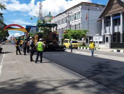 Bukittinggi Kebut Pengaspalan Jalan Songsong Masa Libur Lebaran